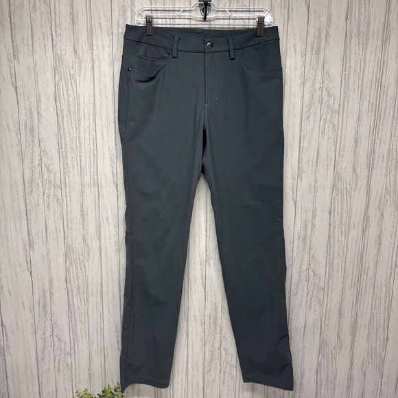 Mens Size 30 Lululemon Warpstreme Pants Grey EUC - Picture 1 of 6